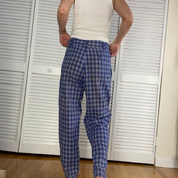 Vintage Checkered Boxer Style Pants - Picture 3 of 5